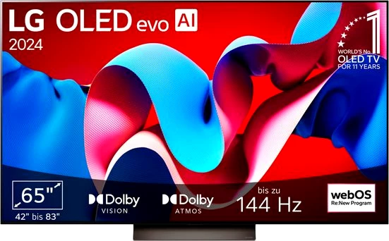 LG OLED65C47LA OLED-Fernseher (164 cm/65 Zoll, 4K Ultra HD, Smart-TV)