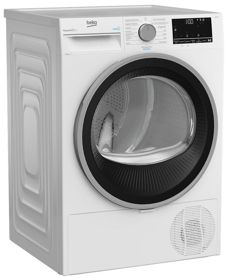 BEKO Wärmepumpentrockner B3T22491, Pro Smart Inverter Motor, Dampffunktion, Aqua