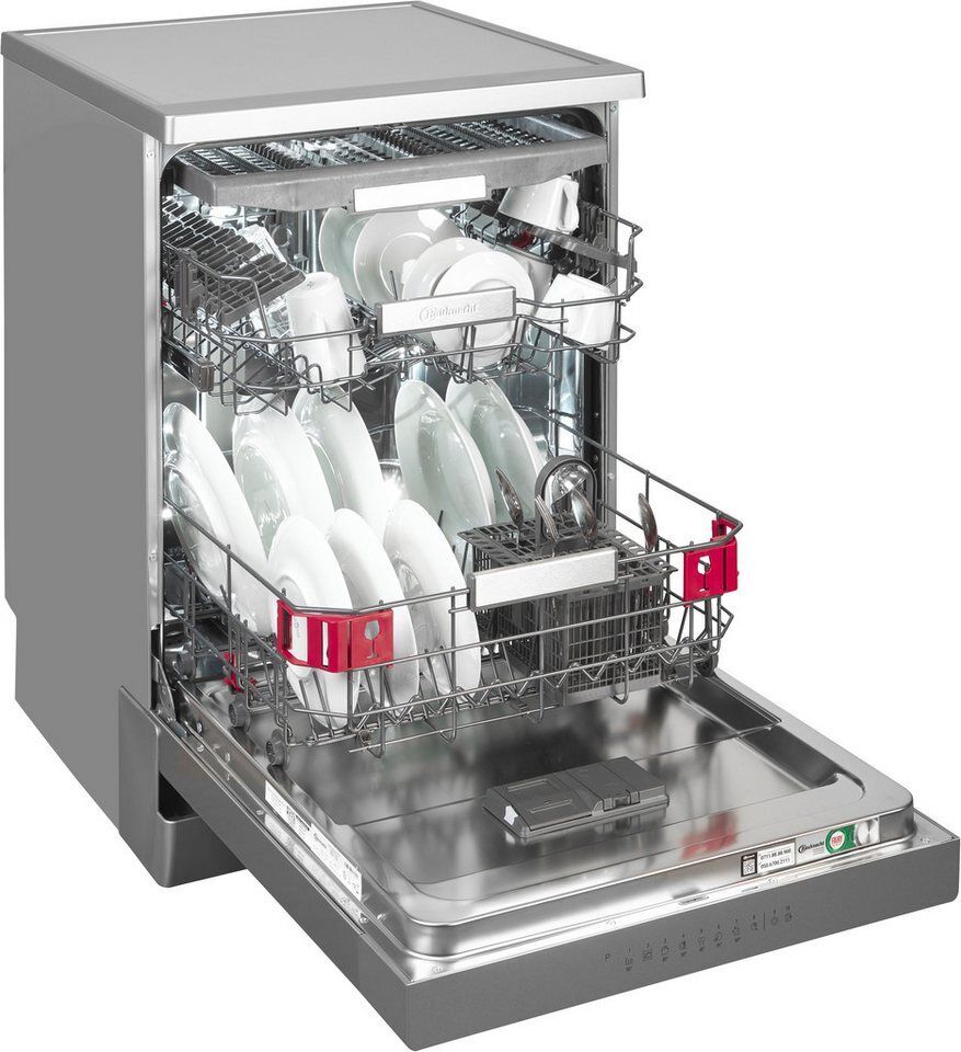 BAUKNECHT Standgeschirrspüler OBFC Ecosilent 9760, 9,5 l, 14 Maßgedecke, ActiveD