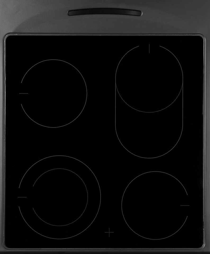 Amica Elektro-Standherd SHC 11503 SM, mit 2-fach-Teleskopauszug, Steam Clean, Ko