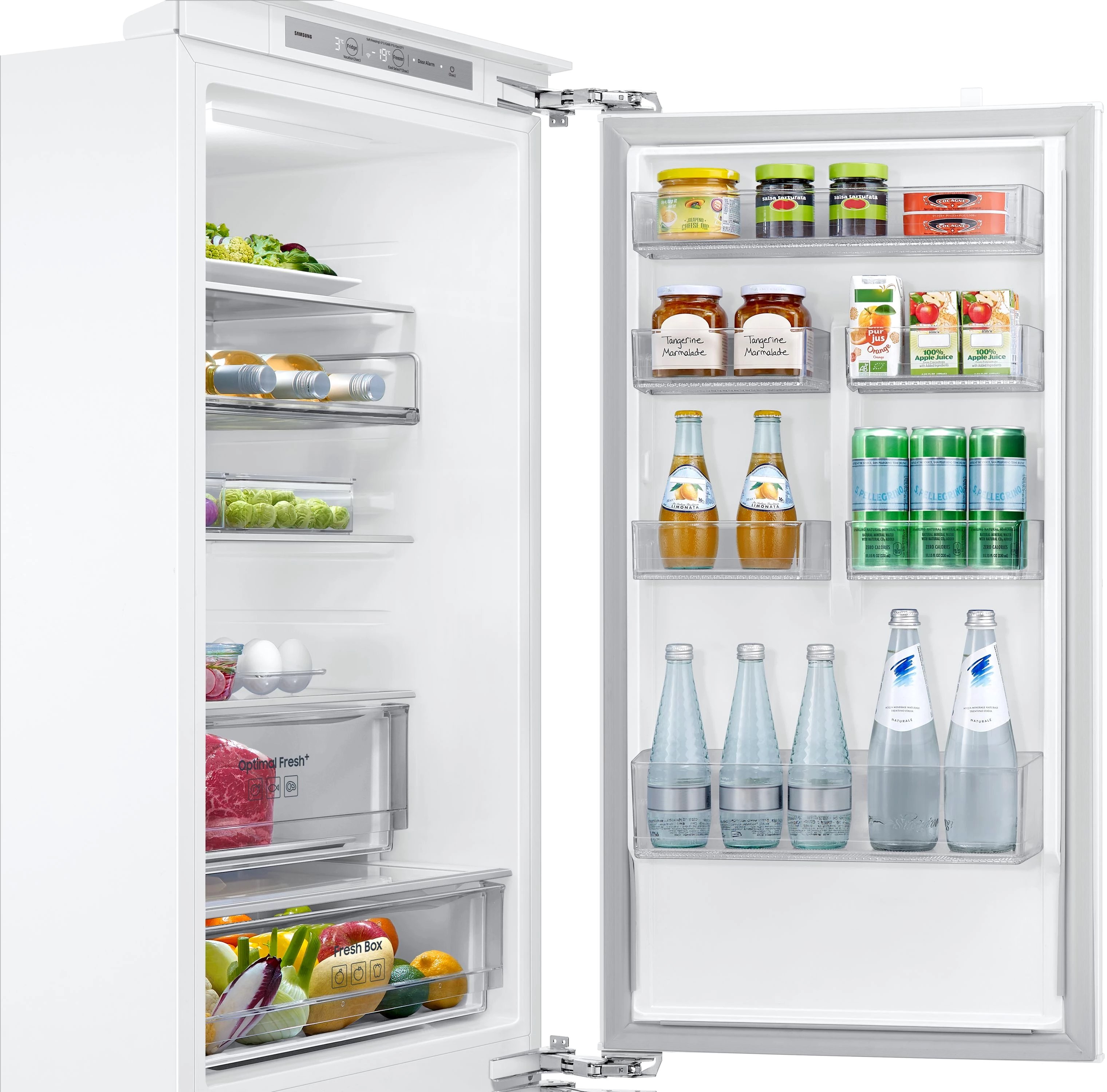 Samsung Einbaukühlgefrierkombination BRB8OF BRB80F26ACFO, 177,5 cm hoch, 54 cm breit