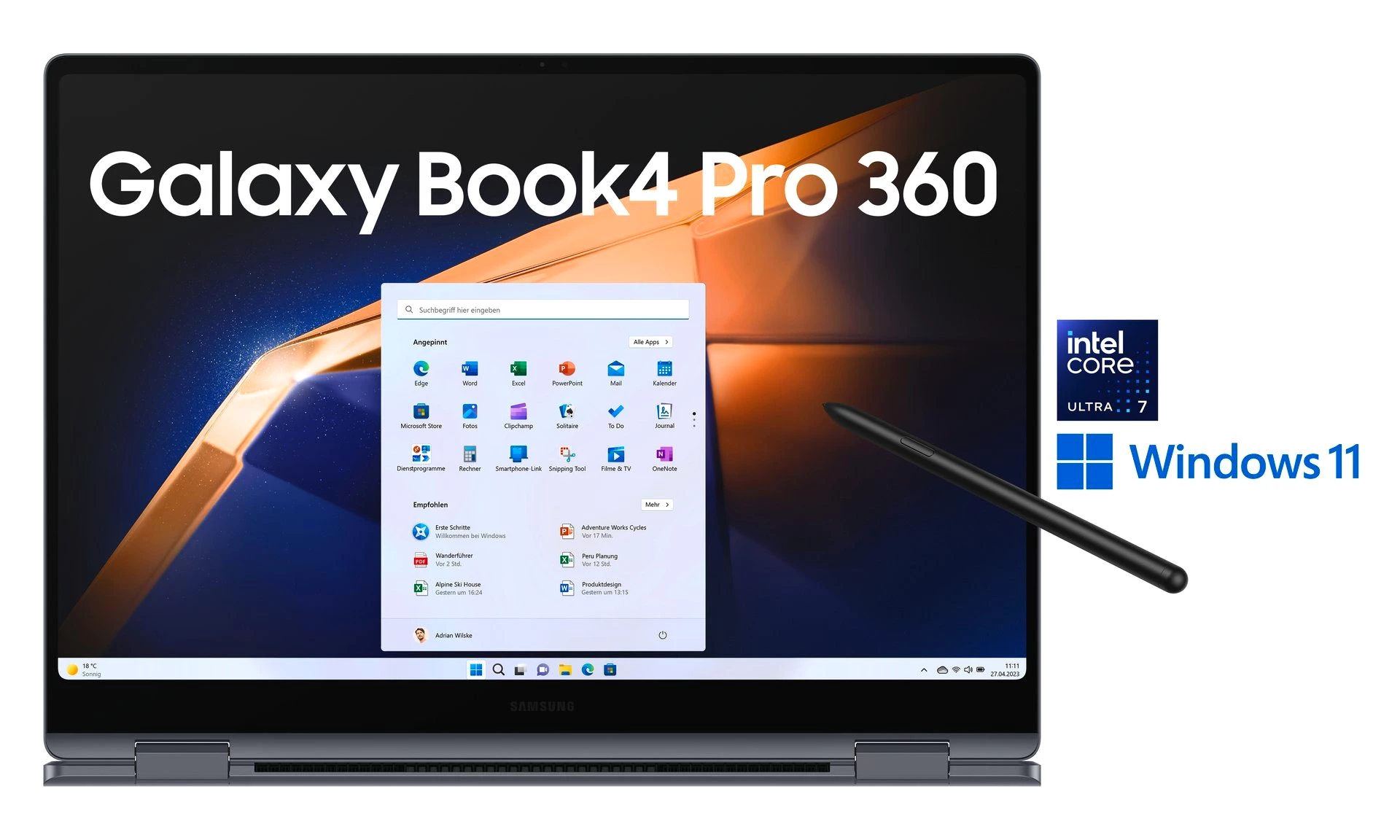 Samsung NP960Q Galaxy Book4 Pro 360 16'' Convertible Notebook