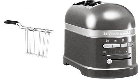 KitchenAid Toaster Artisan 5KMT2204EMS MEDALLION-SILBER, 2 kurze Schlitze, für 2