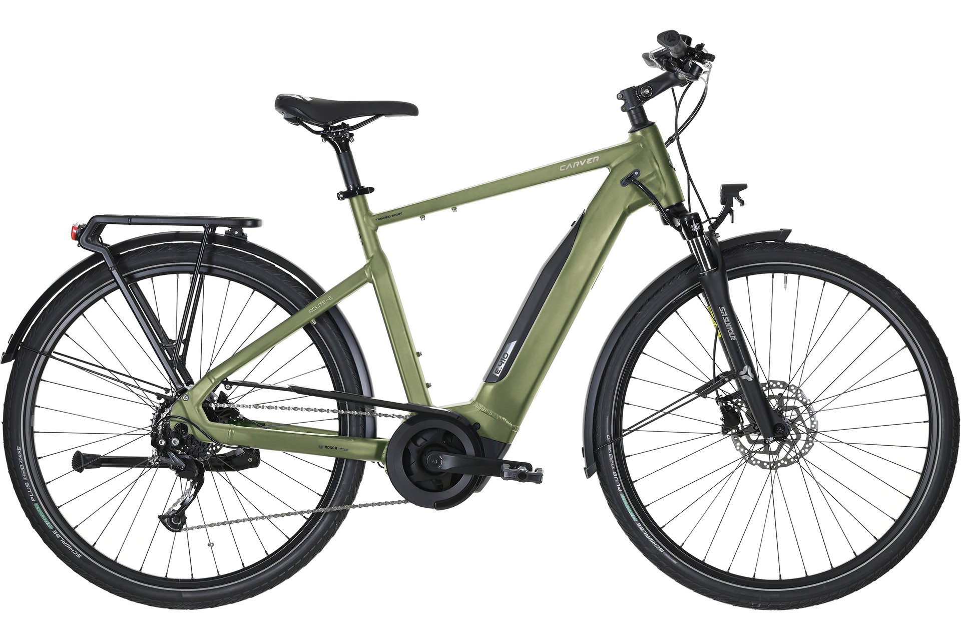 Carver Route E.410 - 500 Wh - 28 Zoll - Diamant - 2026 Grün