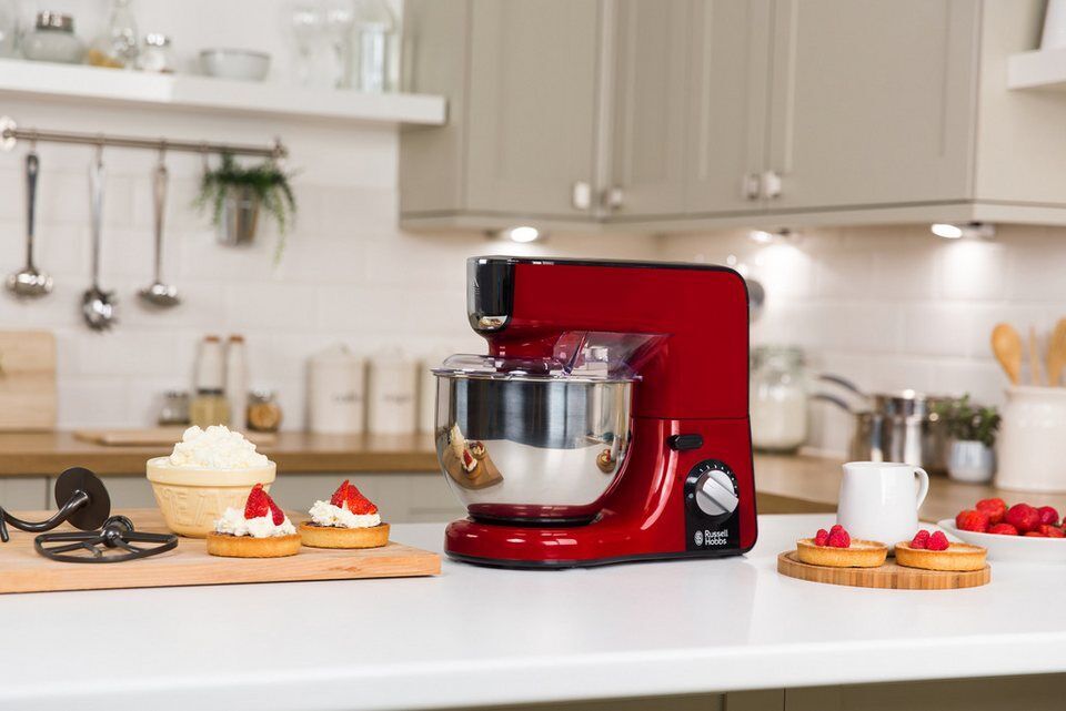 RUSSELL HOBBS Küchenmaschine 23480-56 Multi Desire Rot, 1000 W, 5 l Schüssel, Kn