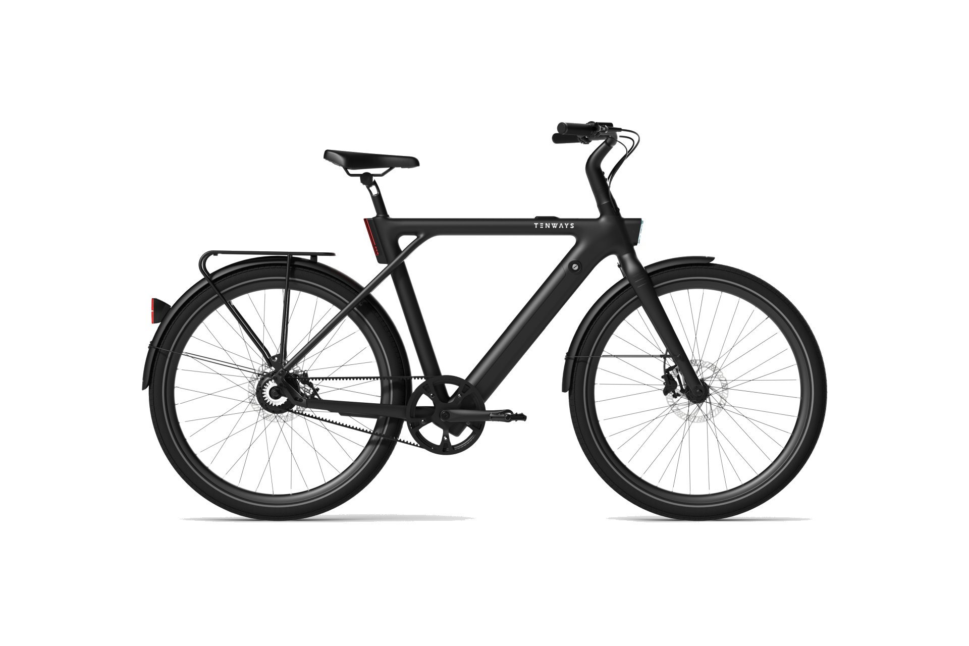 TENWAYS CGO009 - 374 Wh - 28 Zoll - Diamant - 2026 Schwarz