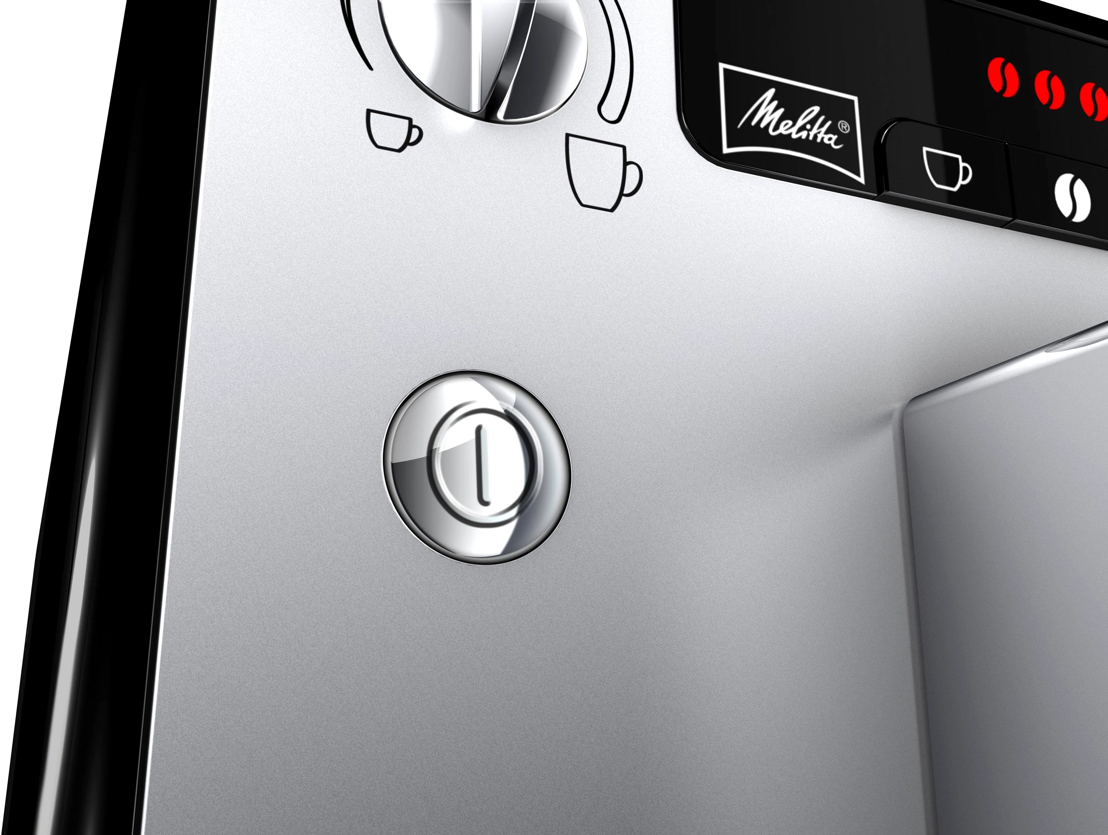 Melitta Kaffeevollautomat Solo® & Milk E953-202, silber/schwarz
