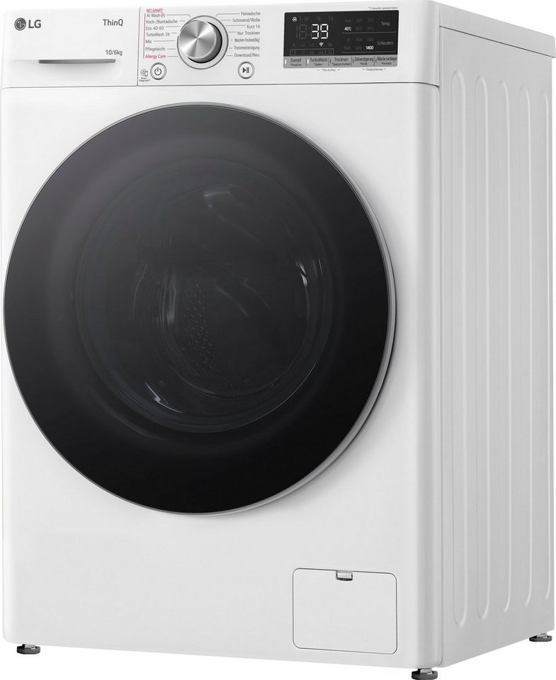 LG Waschtrockner Serie 7 W4WR70X61, 10 kg, 6 kg, 1400 U/min