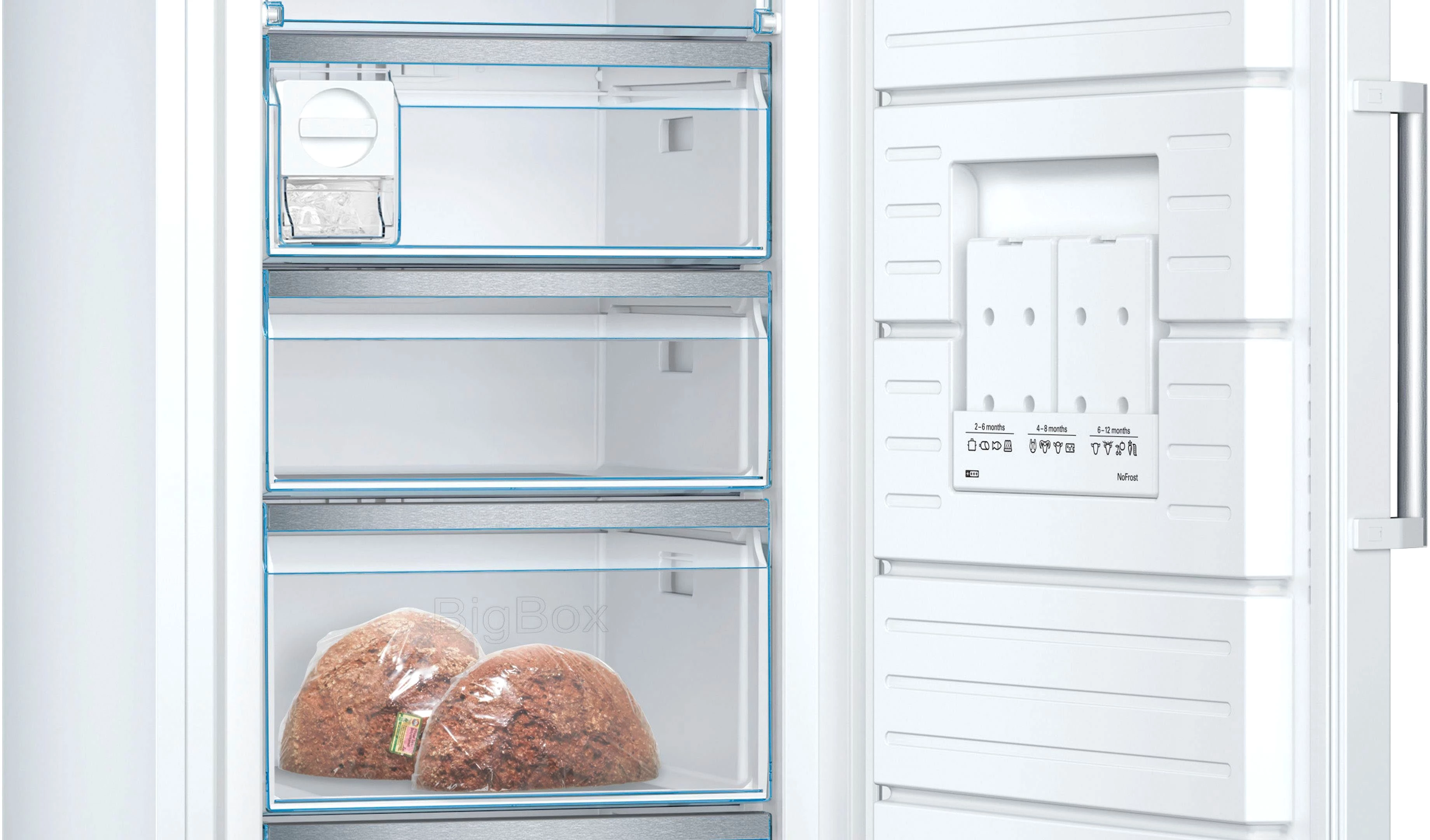 BOSCH Gefrierschrank GSN54AWCV, 176 cm hoch, 70 cm breit