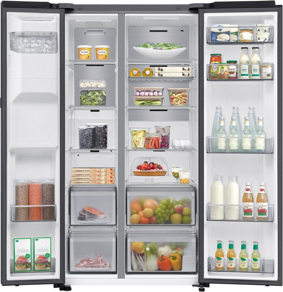 Samsung Side-by-Side RS80F RS80F66KCFEF, 178 cm hoch, 91,2 cm breit