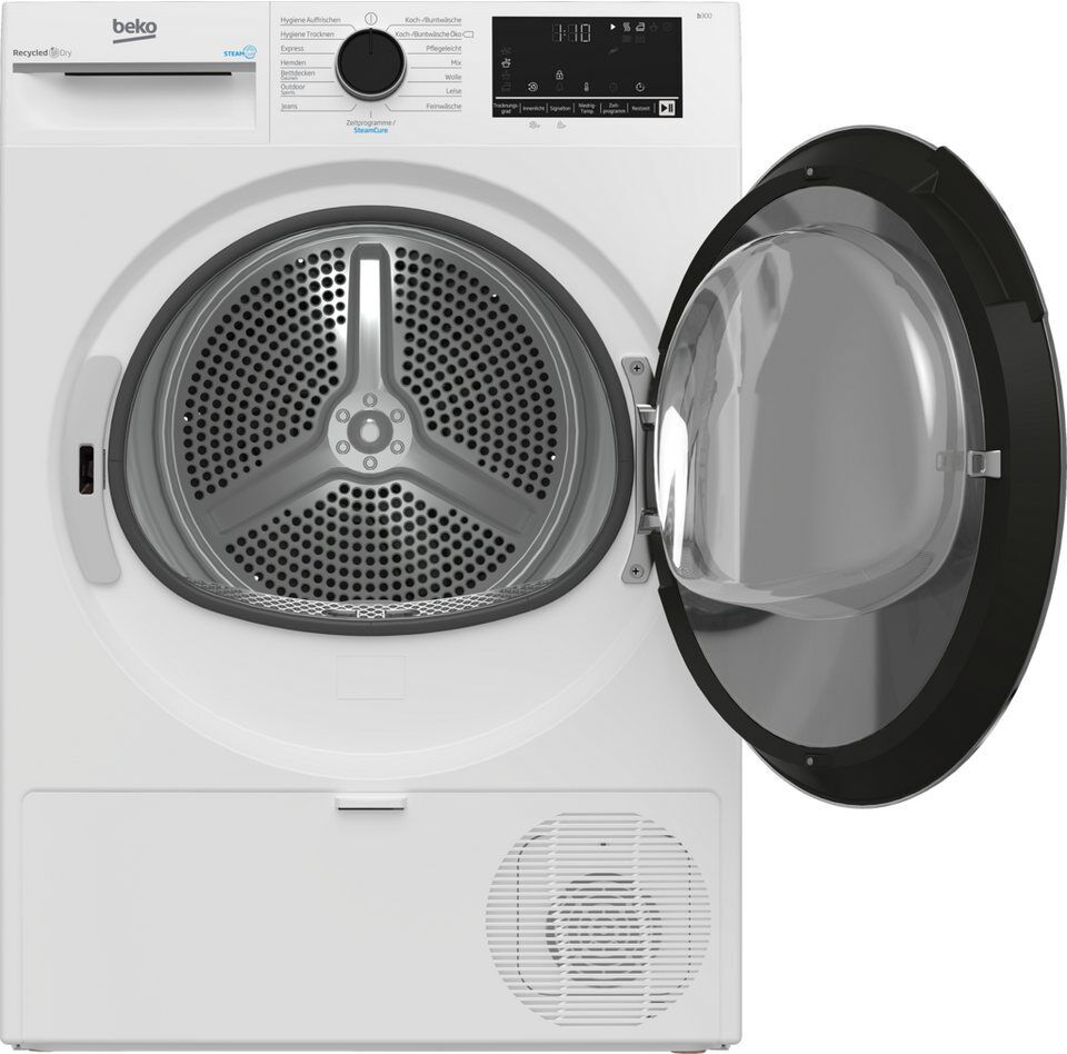 BEKO Wärmepumpentrockner B3T3249S, Silent Programm, Schontrommel