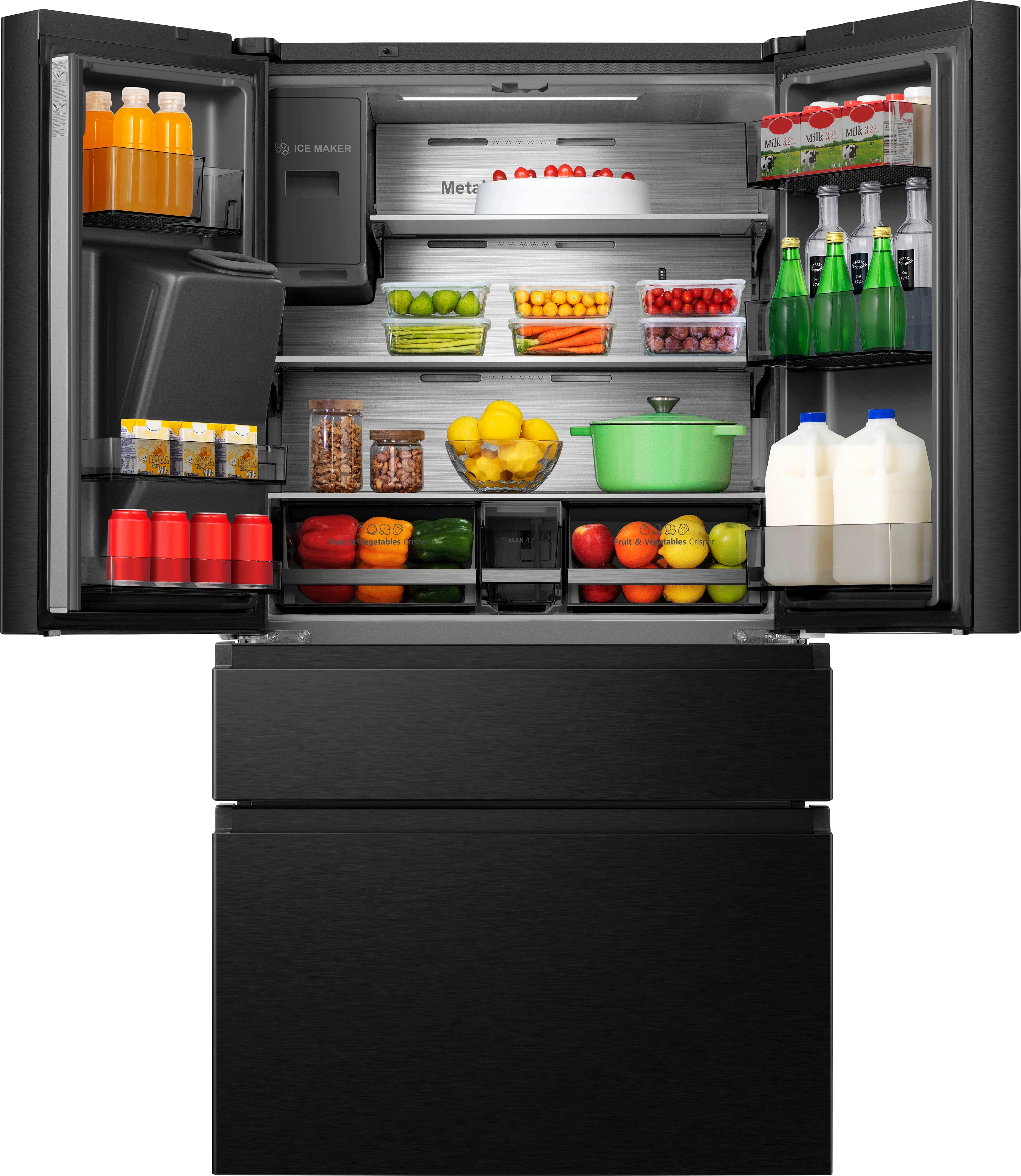 Hisense French Door RF728N4SBFE, 178,5 cm hoch, 91,4 cm breit