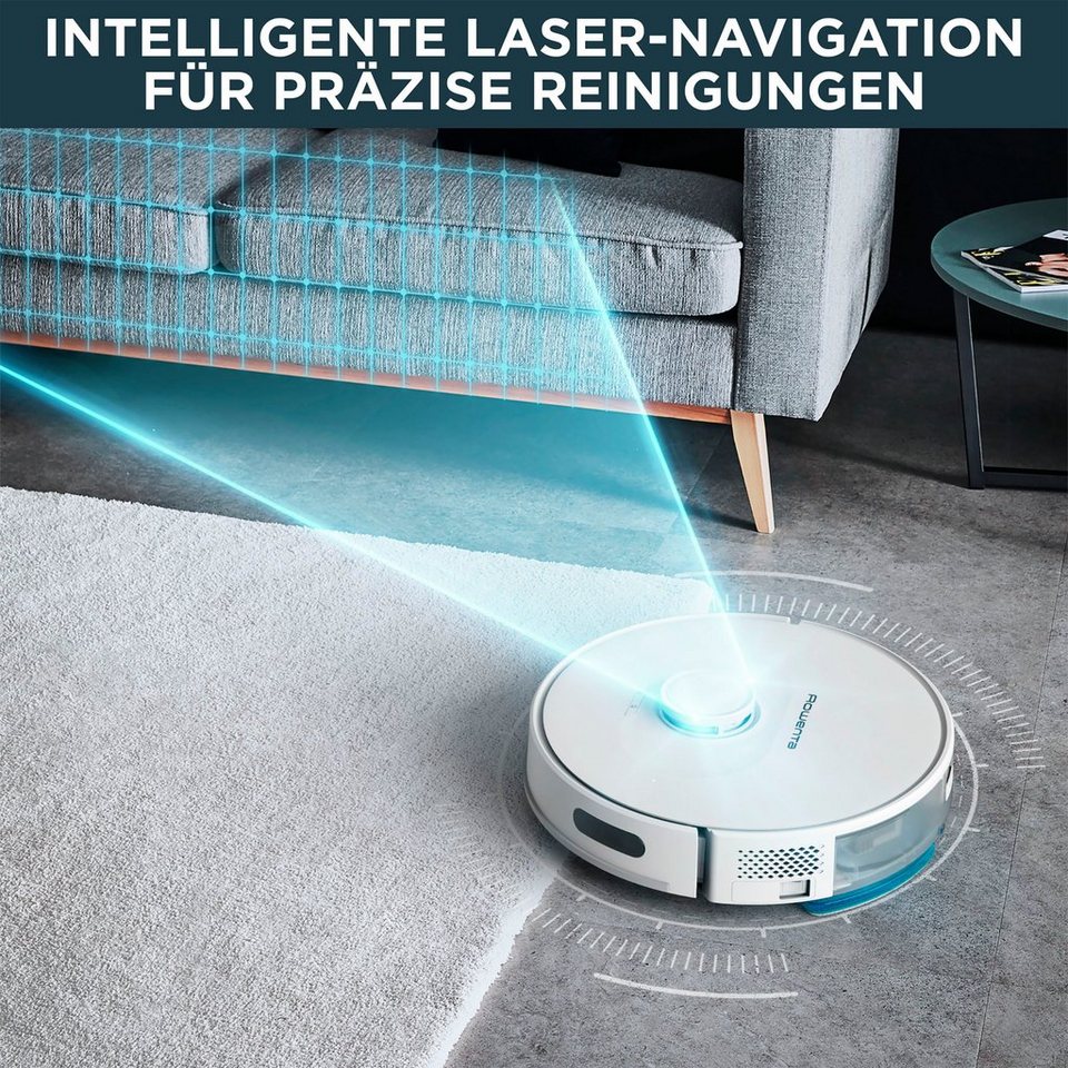 Rowenta Saugroboter mit Wischfunktion und AbsaugstationX-Plorer Serie 75+, 4in1,