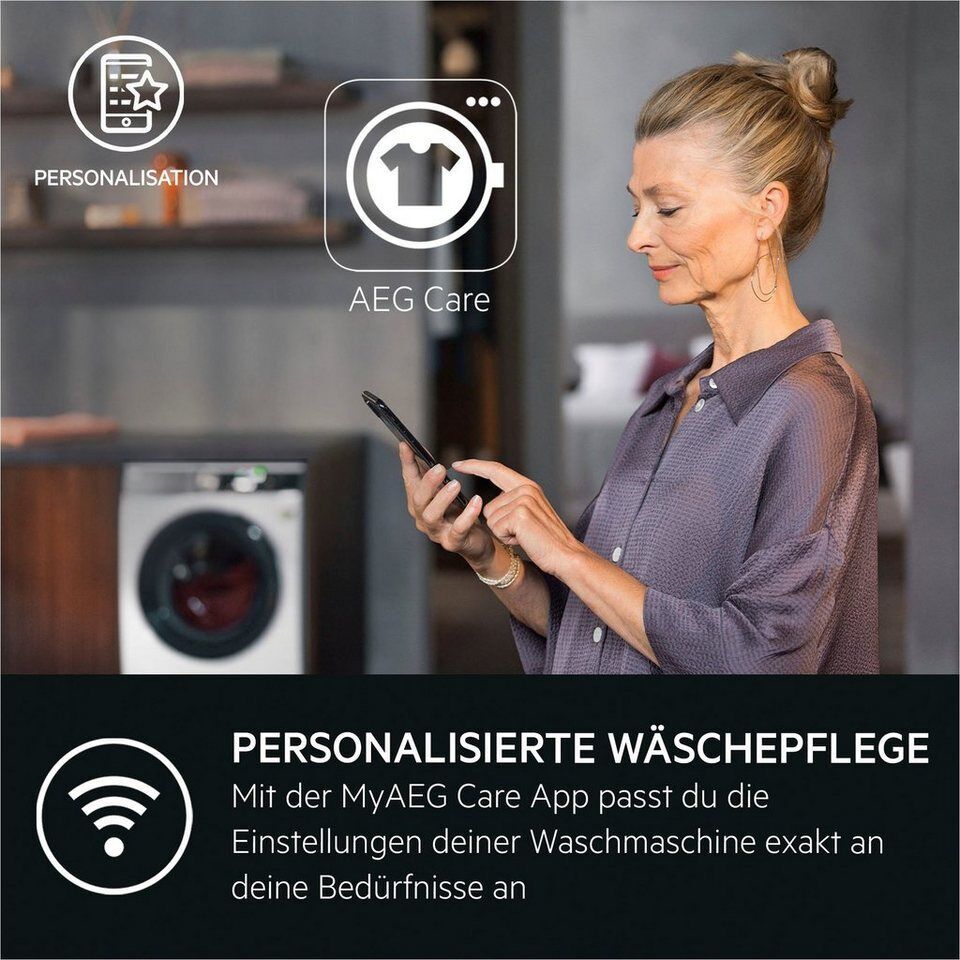 AEG Waschmaschine Serie 7000 LR7EA610FL 914501652, 10 kg, 1600 U/min, UniversalD