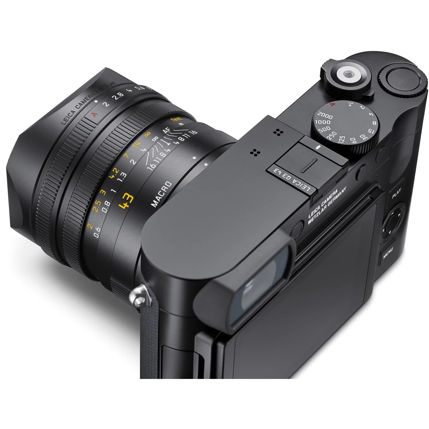 Leica Q3 43 schwarz lackiert