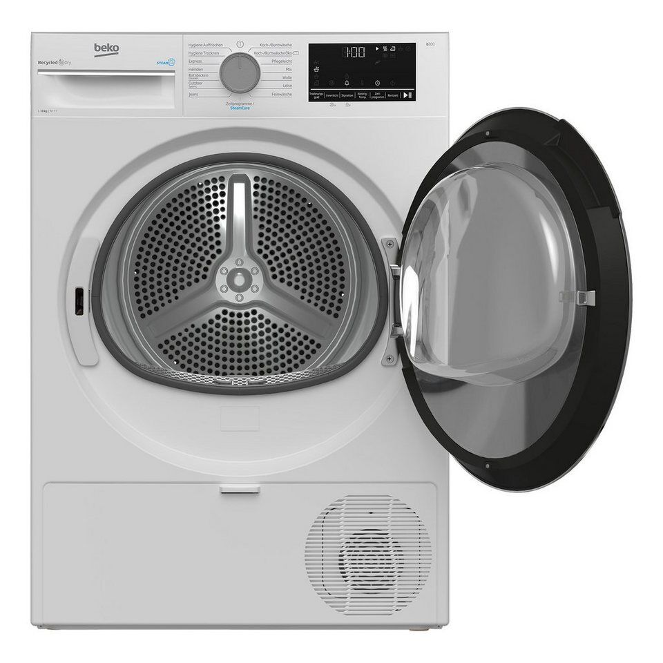 BEKO Wärmepumpentrockner B3T22491, Pro Smart Inverter Motor, Dampffunktion, Aqua