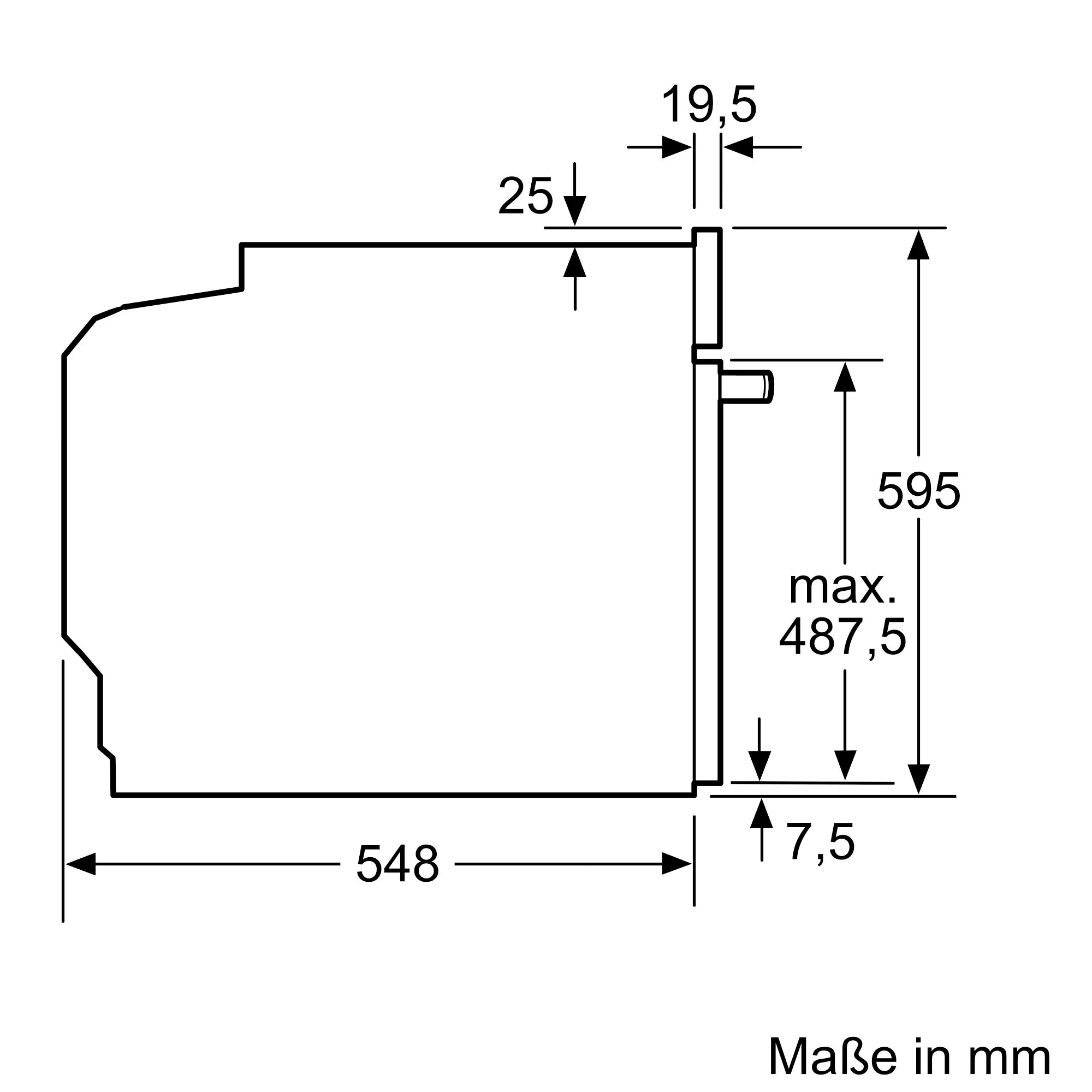 NEFF Backofen-Set BTX46PIB0, mit Teleskopauszug nachrüstbar, Pyrolyse-Selbstreinigung