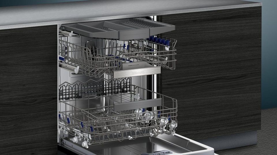 SIEMENS teilintegrierbarer Geschirrspüler iQ500 SN55ZS07CE, 14 Maßgedecke, Besse