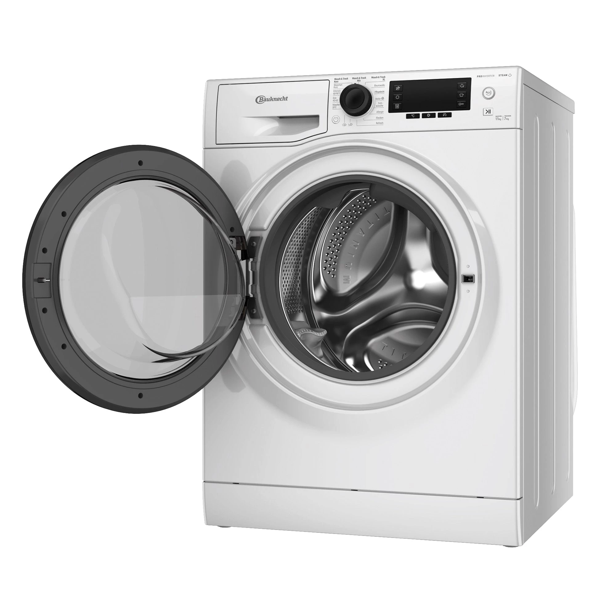 BAUKNECHT Waschtrockner WATK SENSE 117B 59 N, 11,00 kg, 7 kg, 1400 U/min