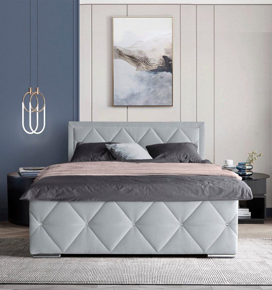 Home affaire Boxbett Alfie, Topseller! Inkl. Bettkasten&Topper, Wahlweise mit Kn