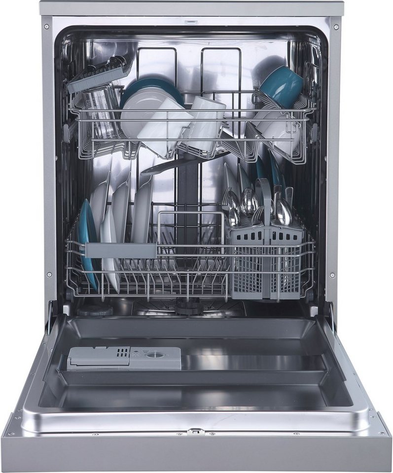 Hanseatic Standgeschirrspüler HG6085E127635S, 12 Maßgedecke, Standgerät, mit 12