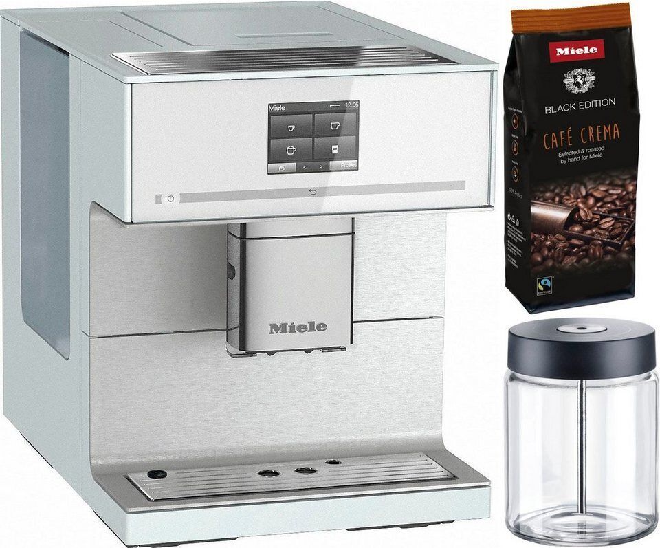 Miele Kaffeevollautomat CM7350 CoffeePassion, inkl. Milchgefäß, Kaffeekannenfunk