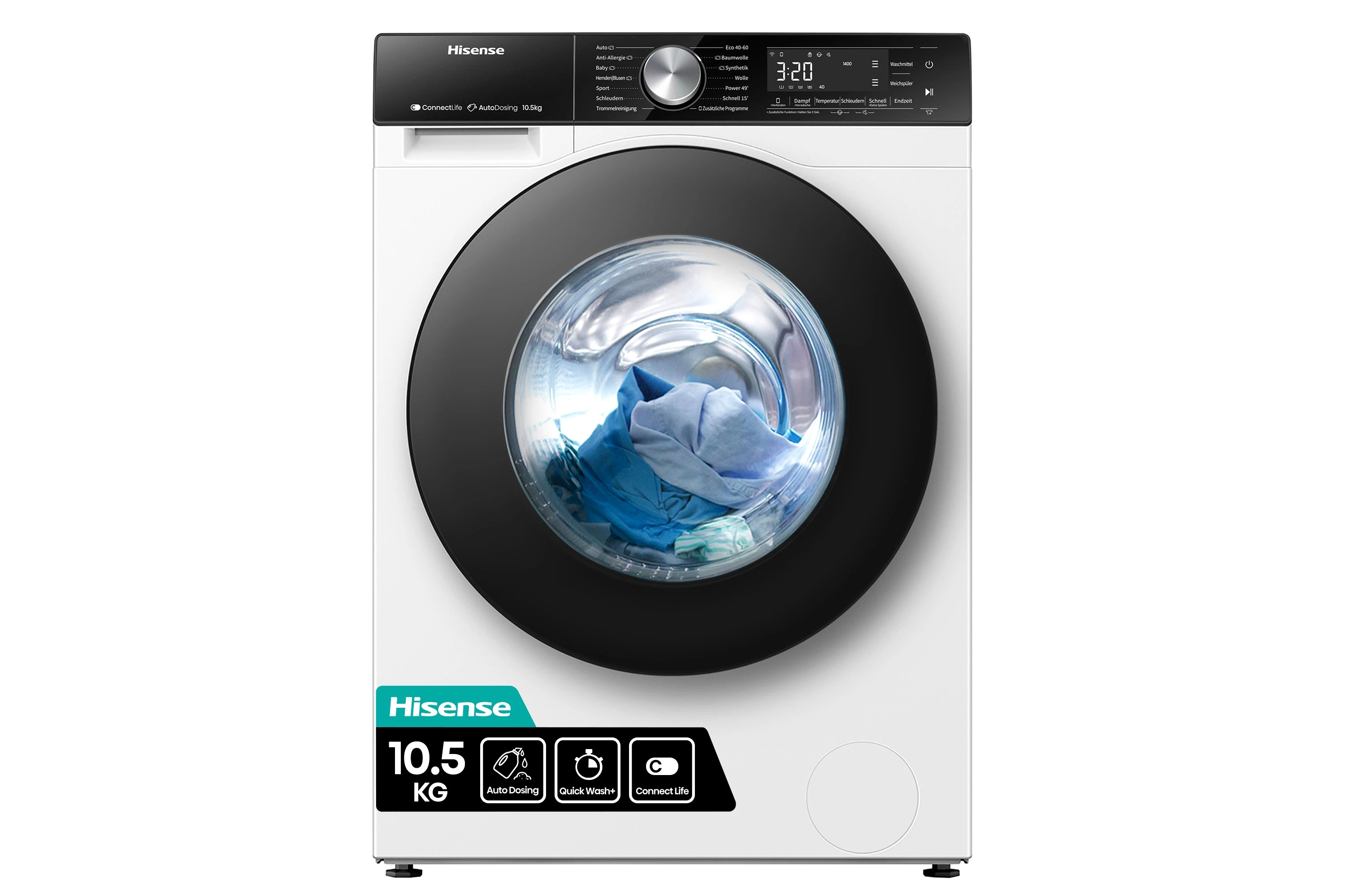 HISENSE Waschmaschine WF5S1045BW AutoDosing ... mehr