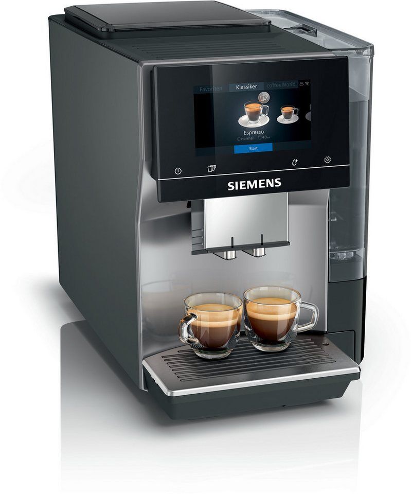 SIEMENS Kaffeevollautomat EQ700 classic TP715D01, Cold Brew, intuitives 5" TFT-D