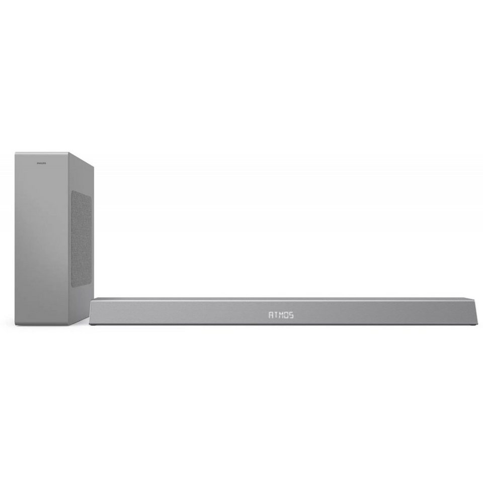 Philips TAB8505/10 - Soundbar & Subwoofer - silber Soundbar