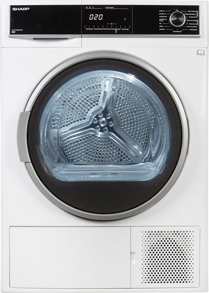 Sharp Wärmepumpentrockner KD-HHH8S8GW3-DE