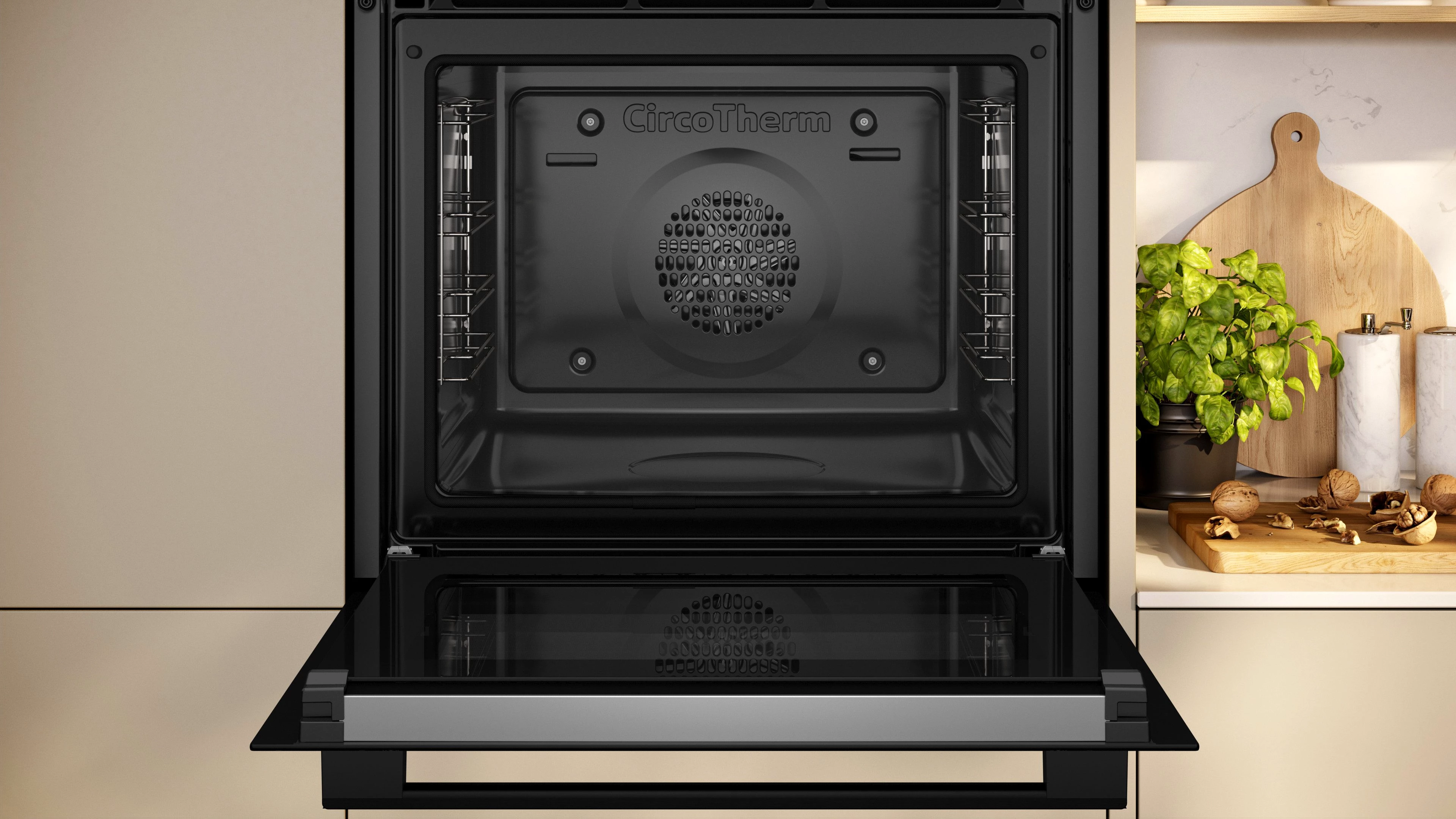 NEFF Backofen-Set BX46PIB0, mit Teleskopauszug nachrüstbar, Pyrolyse-Selbstreinigung