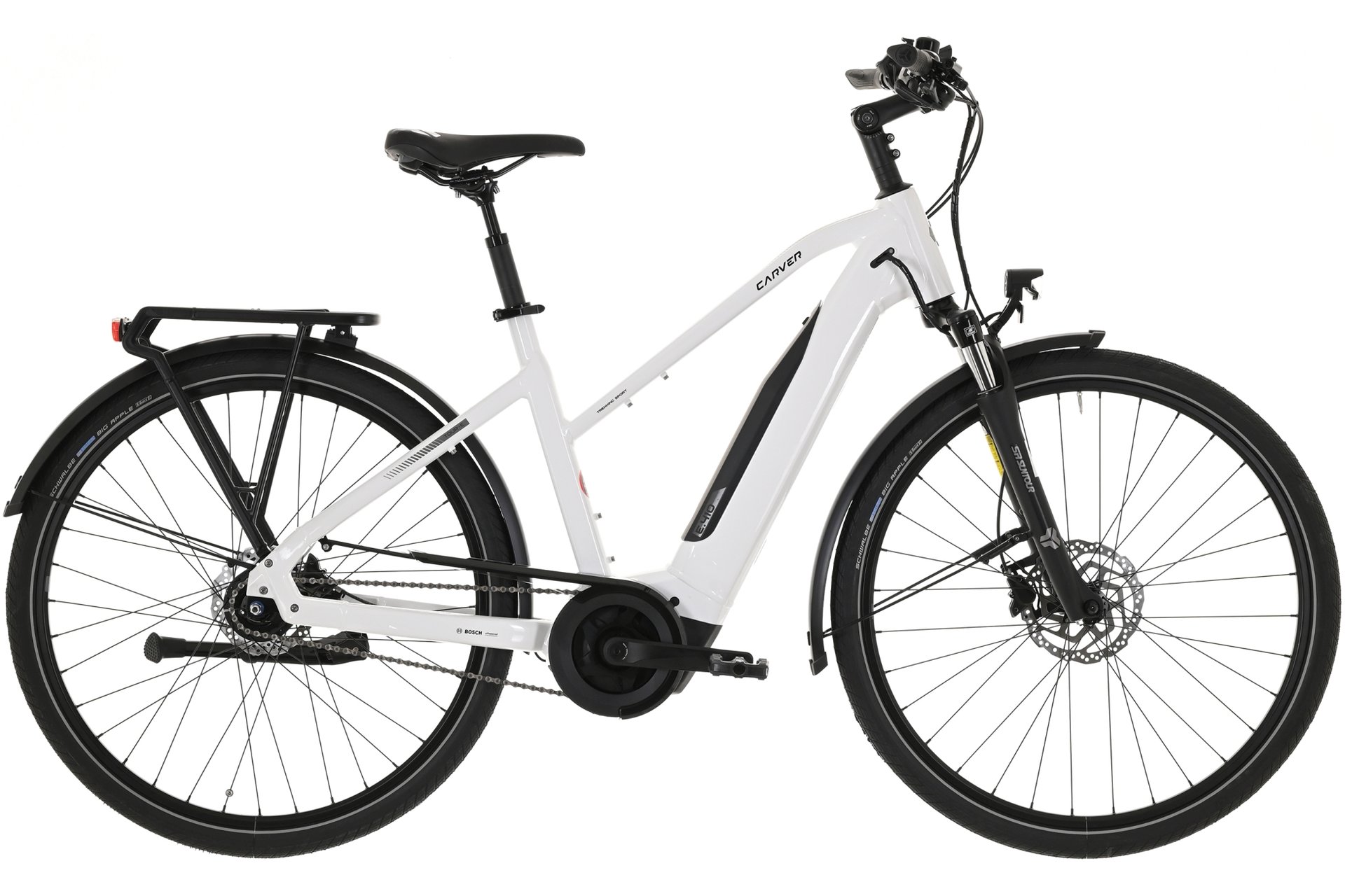 Carver Tour E.410 - 400 Wh - 28 Zoll - Trapez - 2026 Weiß