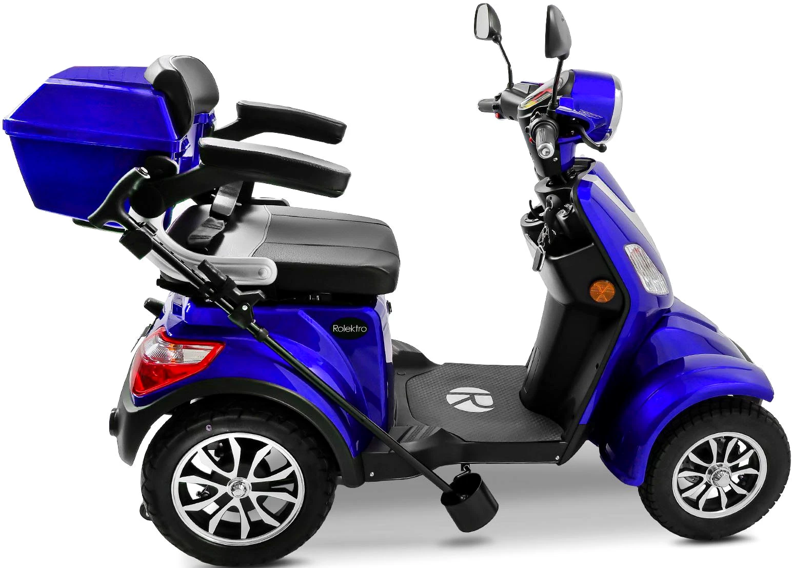 ROLEKTRO Elektromobil Rolektro E-Quad 25 V.3, Lithium Akku 25 km/h, (mit Topcase) ... mehr