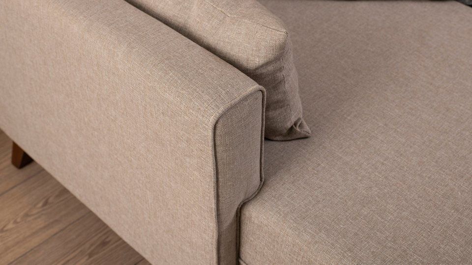 Myhomelando Ecksofa Bella, Schlaffunktion durch Hocker