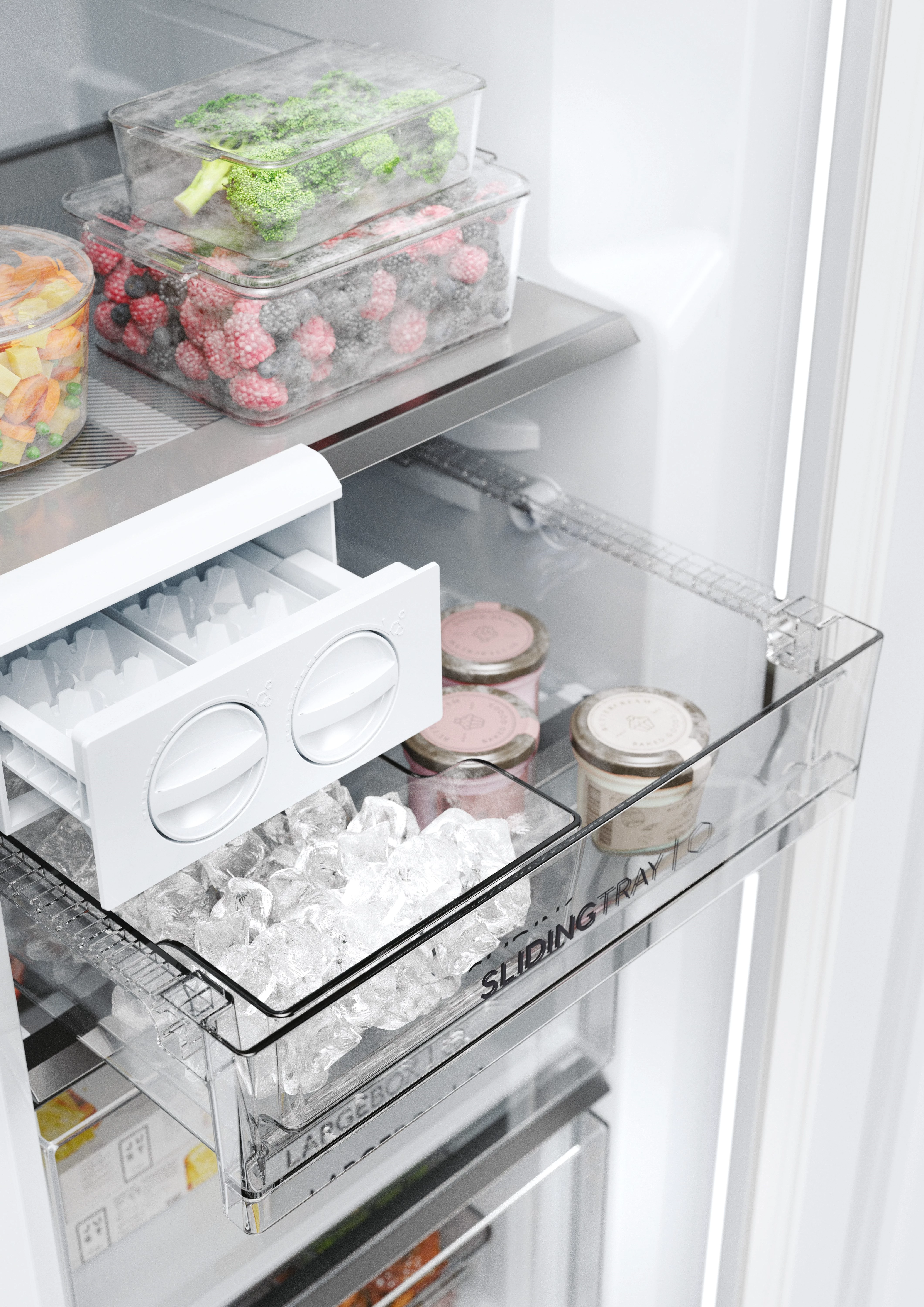 Haier Gefrierschrank H4F306WCH1, 190 cm hoch, 60 cm breit, TWIST ICE MAKER