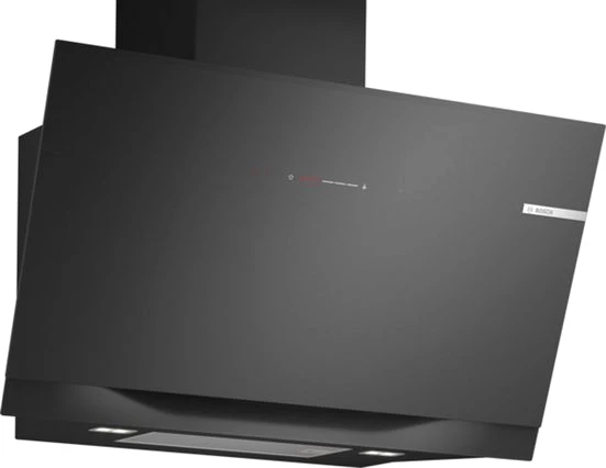 BOSCH Wandhaube DWK91LT60 DWK91LT60, Bosch Serie 8, 90 cm, Schwarz, Einbau