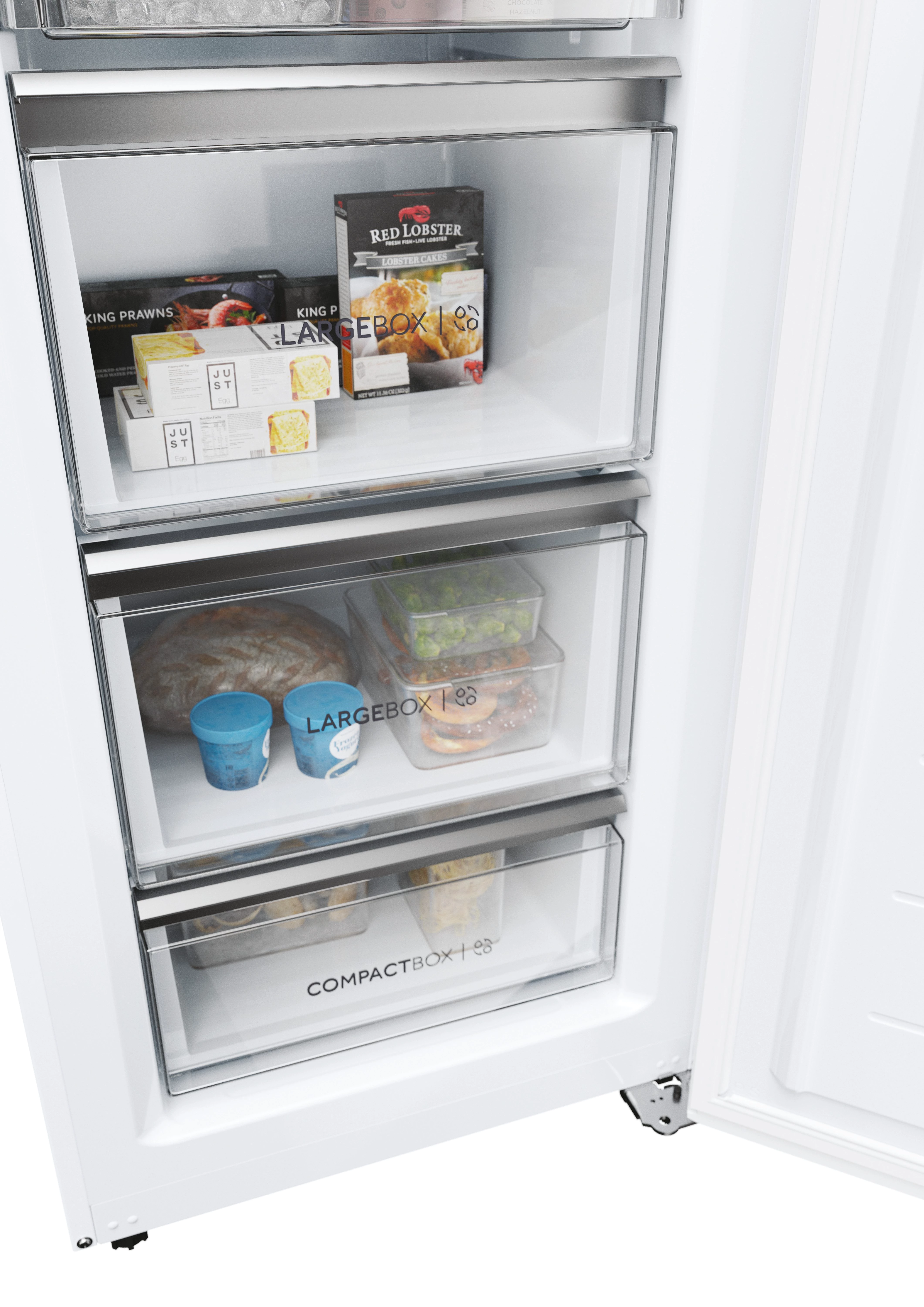 Haier Gefrierschrank H4F306WCH1, 190 cm hoch, 60 cm breit, TWIST ICE MAKER