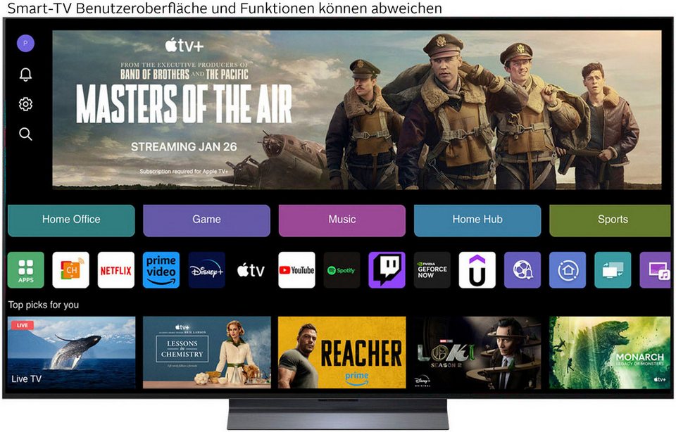 LG OLED65C5ELB OLED-Fernseher (164 cm/65 Zoll, 4K Ultra HD, Smart-TV)