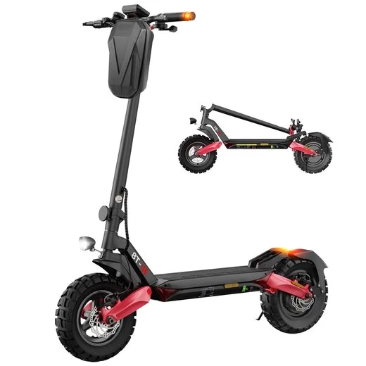 iscooter E-Scooter 10 Zoll Offroad Elektroroller mit Straßenzulassung 80-100km Reichweite, 500