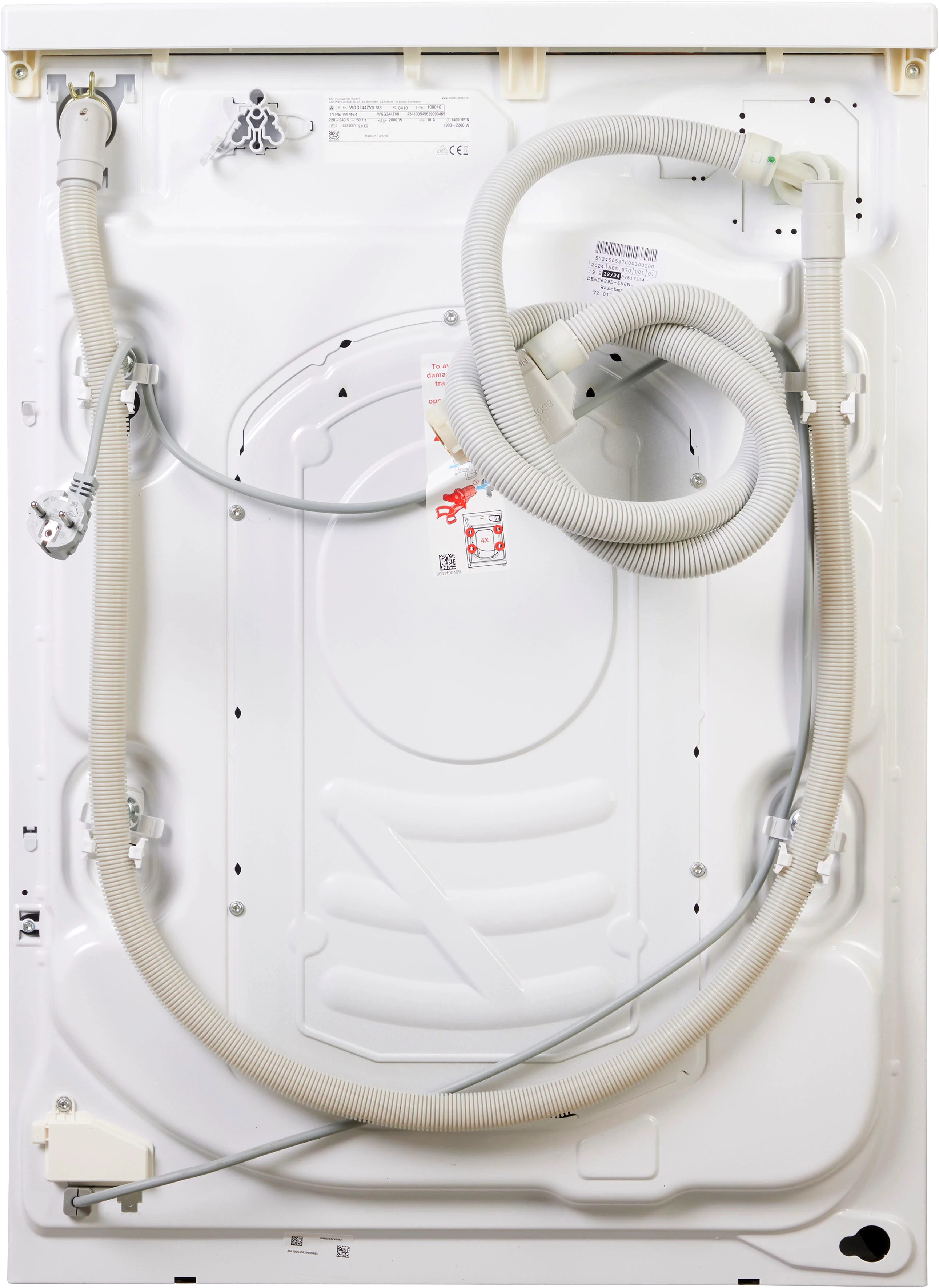 BOSCH Waschmaschine Serie 6 WGG244ZV0, 9 kg, 1400 U/min