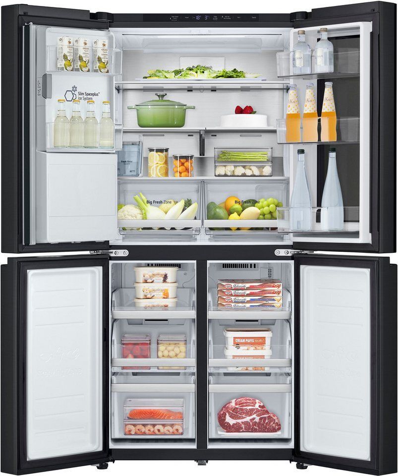 LG Multi Door GMG761EPAE, 178,7 cm hoch, 83,5 cm breit, InstaView®, DoorCooling+