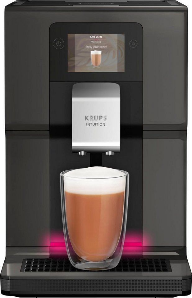 Krups Kaffeevollautomat EA872B Intuition Preference, 3,5"-Farb-Touchscreen, intu