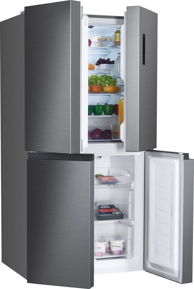 Hanseatic Multi Door HCDC18080CI, 180 cm hoch, 79 cm breit, NoFrost, Display, Tü