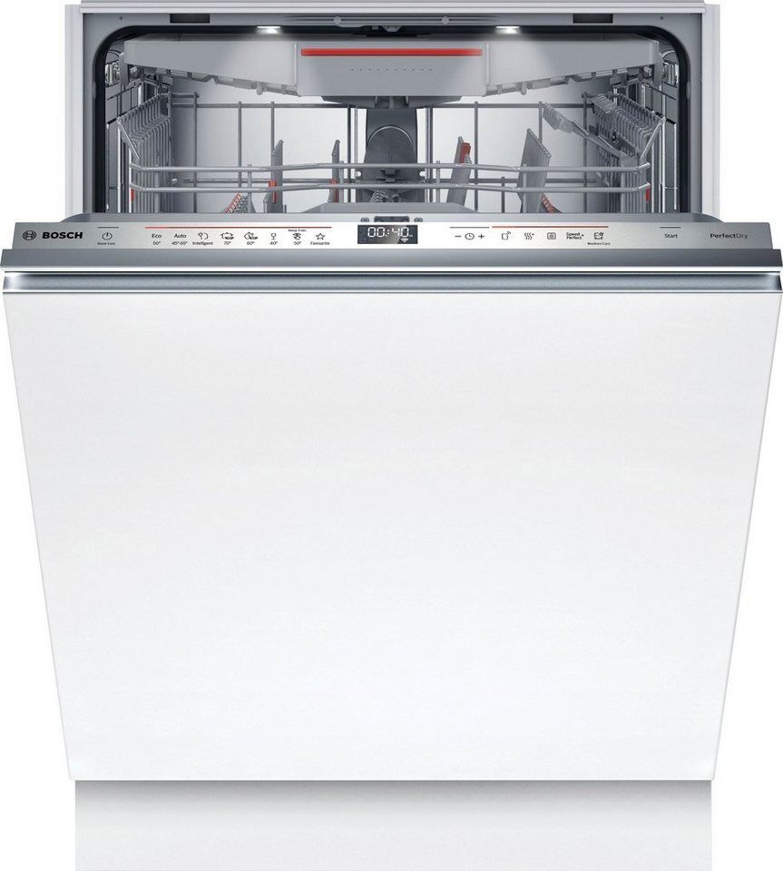 BOSCH vollintegrierbarer Geschirrspüler Serie 6 SMV6ZCX16E, 14 Maßgedecke, Time