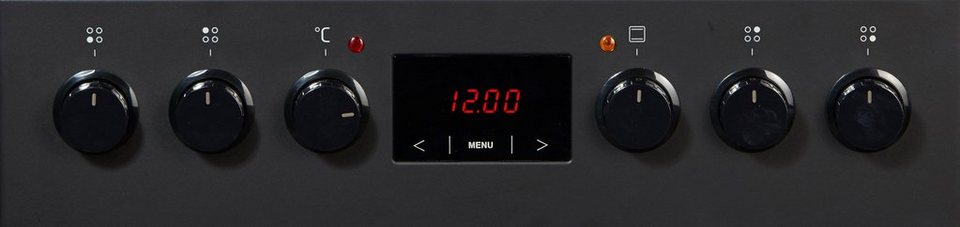 Amica Elektro-Standherd SHC 11503 SM, mit 2-fach-Teleskopauszug, Steam Clean, Ko