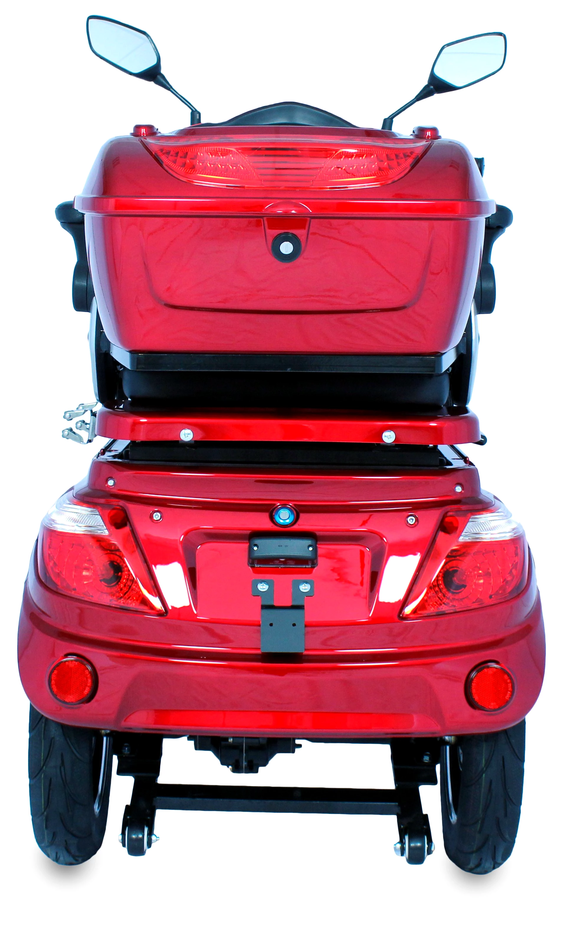 ECO ENGEL Elektromobil ELEKTROMOBIL ECO ENGEL 531 ROT 1000 WATT MOTOR 4 RAD 25 KM/H Topcase, 1000