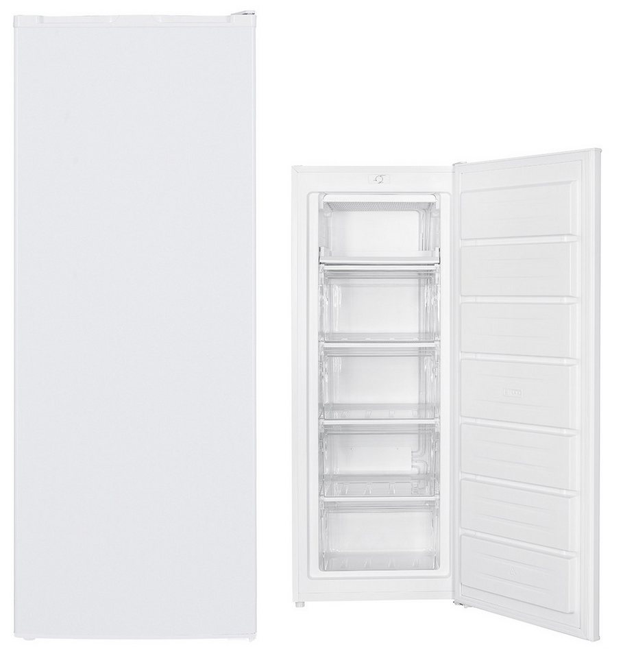 PKM Gefrierschrank GS168-M, 142.60 cm hoch, 54.40 cm breit, 4 Schubladen, 1 offe