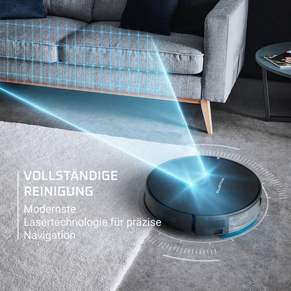 Rowenta Saugroboter mit Wischfunktion und Absaugstation X-Plorer 75S+ Neo, lange