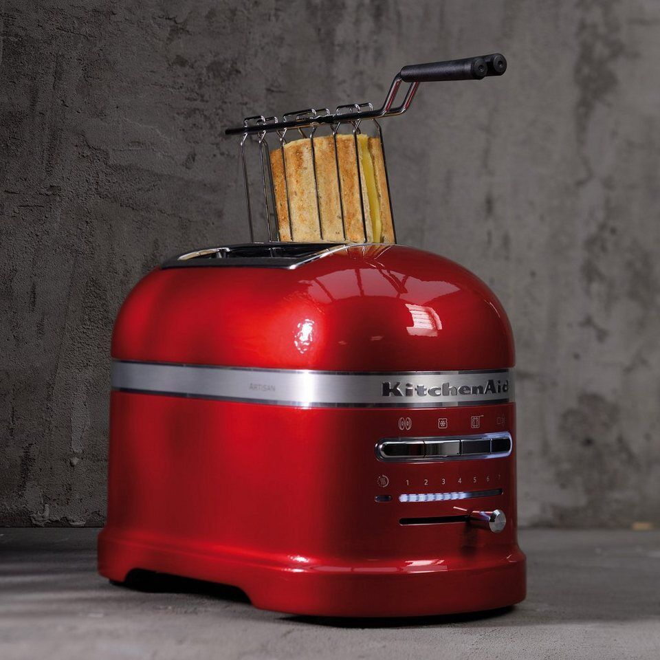 KitchenAid Toaster Artisan 5KMT2204EER EMPIRE ROT, 2 kurze Schlitze, für 2 Schei