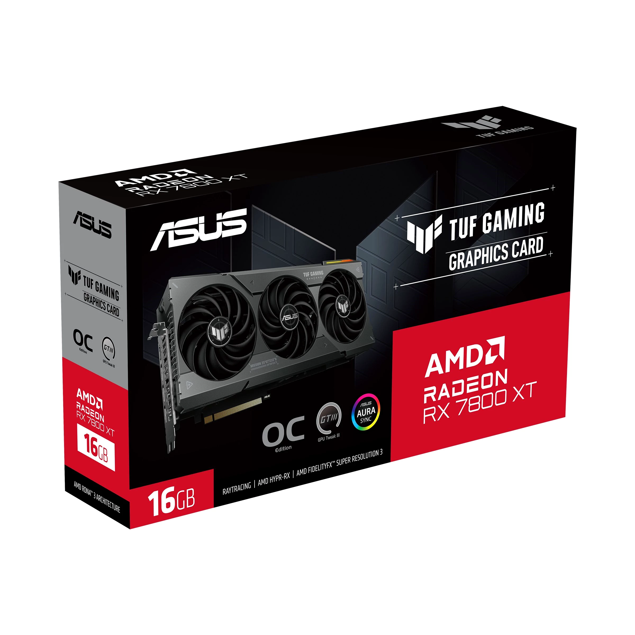 Asus TUF-RX7800XT-O16G-GAMING Grafikkarte (16 GB, GDDR6)